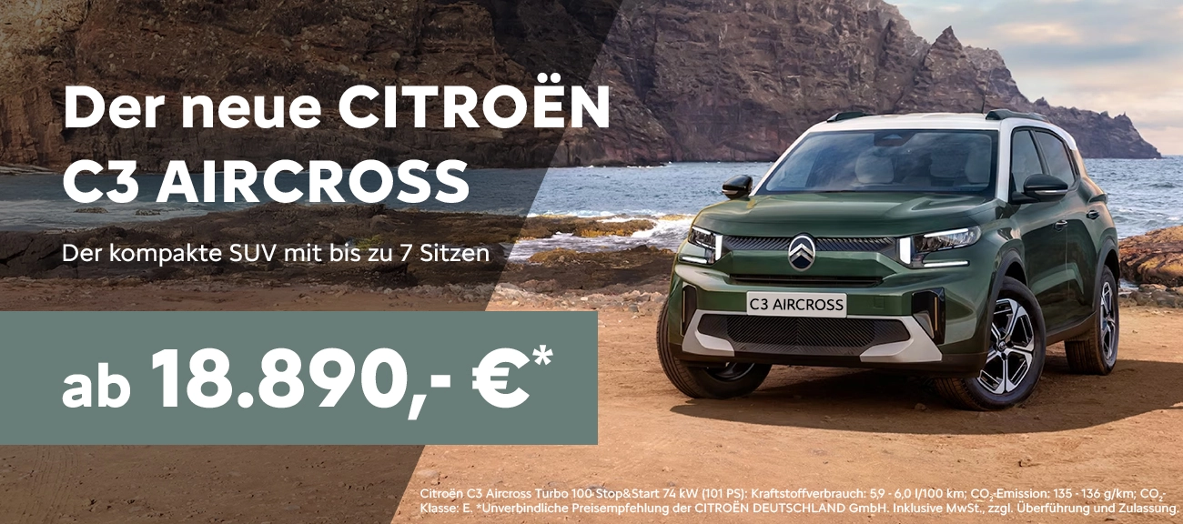 neuer Citroen C3 Aircross