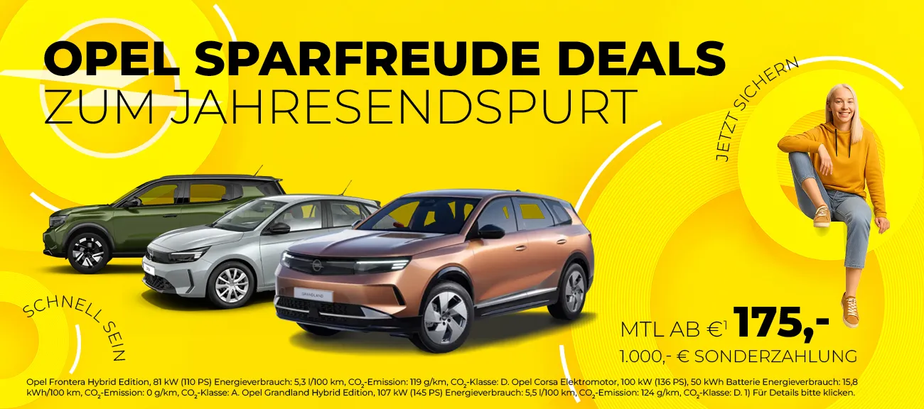 Opel Sparfreude Deals Q4